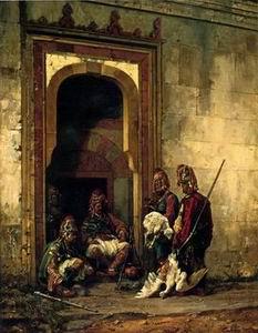 unknow artist Arab or Arabic people and life. Orientalism oil paintings 145 Germany oil painting art